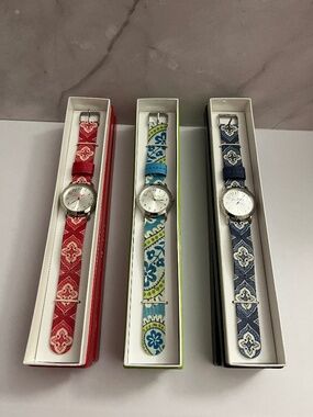 Retired Vera Bradley Limited Edition Bermuda & Nantucket Watch Bundle